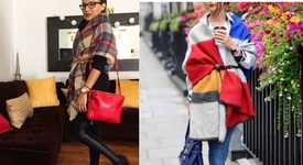 4 начина да носим голям шал стилно